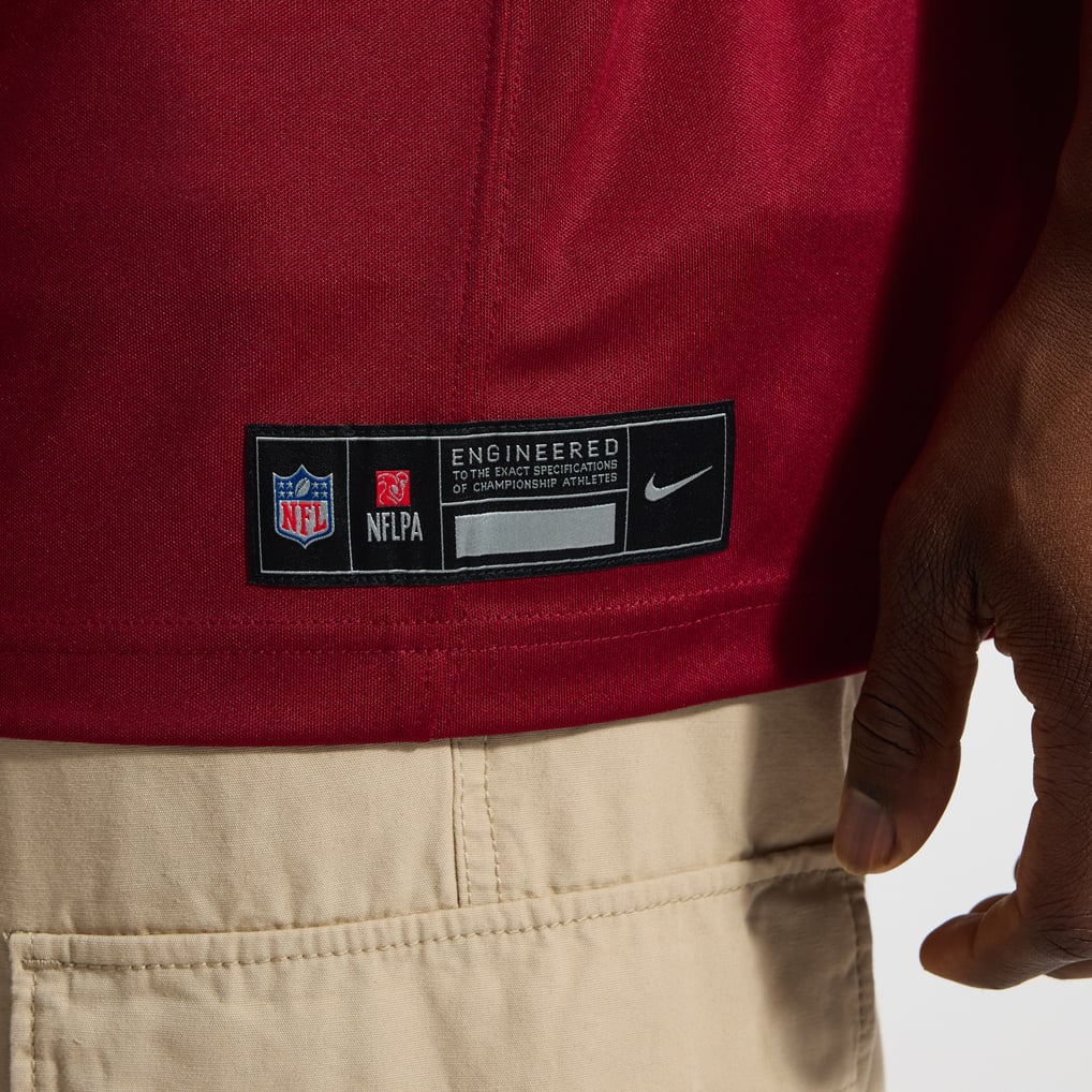 Men's Washington Commanders Terry McLaurin Nike Burgundy Team Vapor F.U.S.E. Stitched Limited Jersey - Image 11