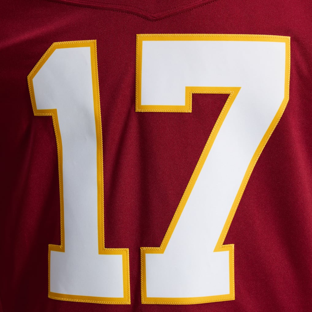 Men's Washington Commanders Terry McLaurin Nike Burgundy Team Vapor F.U.S.E. Stitched Limited Jersey - Image 12