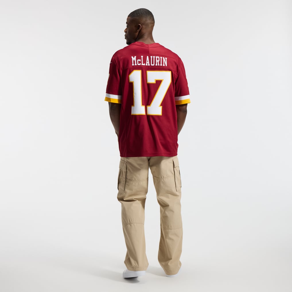 Men's Washington Commanders Terry McLaurin Nike Burgundy Team Vapor F.U.S.E. Stitched Limited Jersey - Image 6