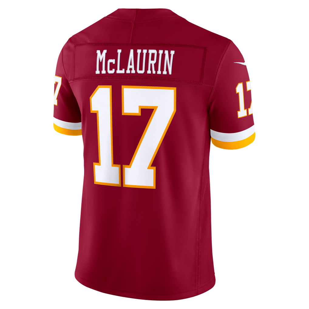 Men's Washington Commanders Terry McLaurin Nike Burgundy Team Vapor F.U.S.E. Stitched Limited Jersey - Image 8