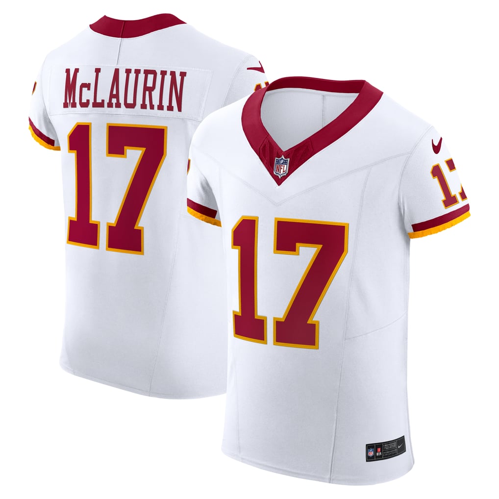 Men's Washington Commanders Terry McLaurin Nike White Alternate 2 Super Bowl Era Vapor F.U.S.E. Elite Jersey - Image 2