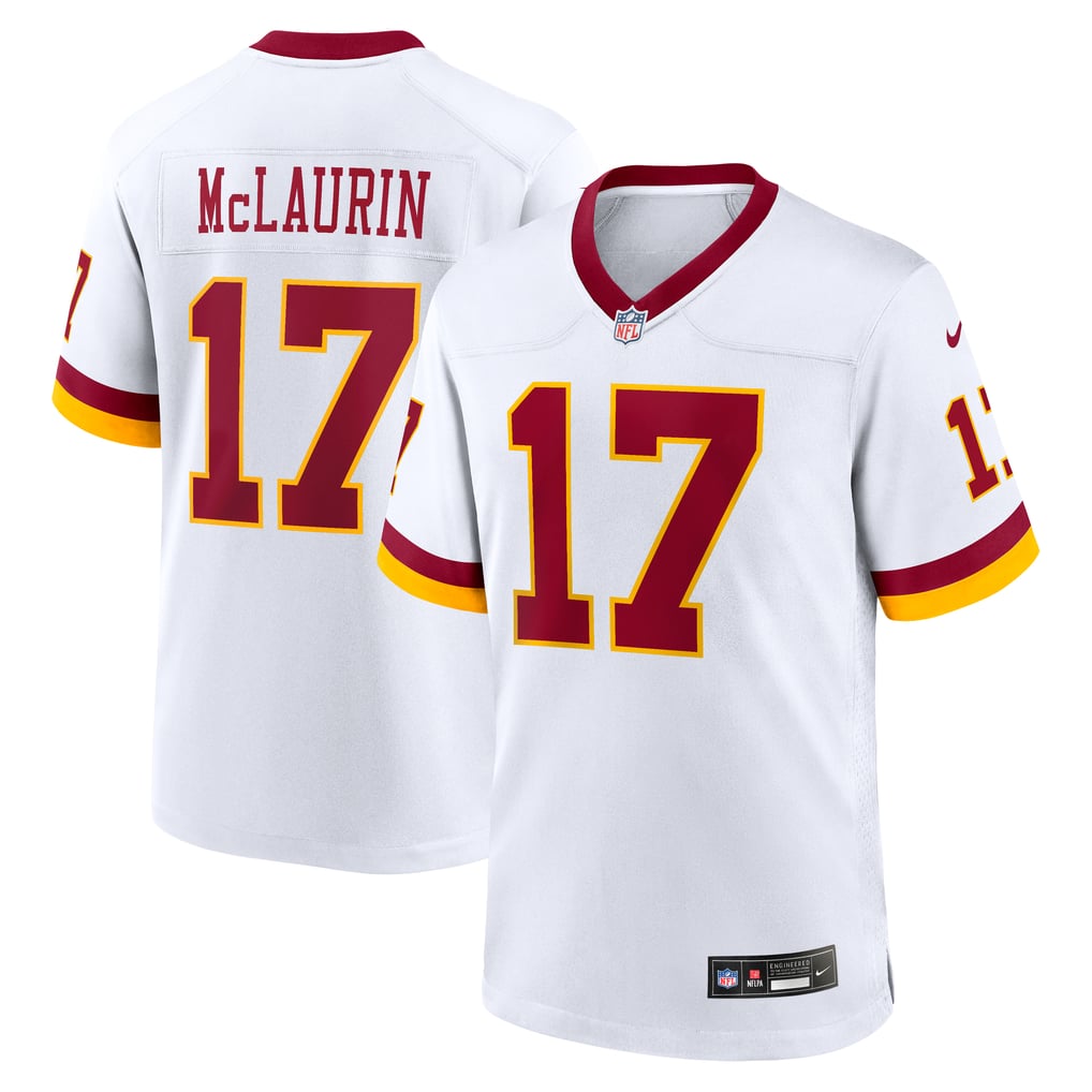 Men's Washington Commanders Terry McLaurin Nike White Game Super Bowl Era Jersey - Image 1