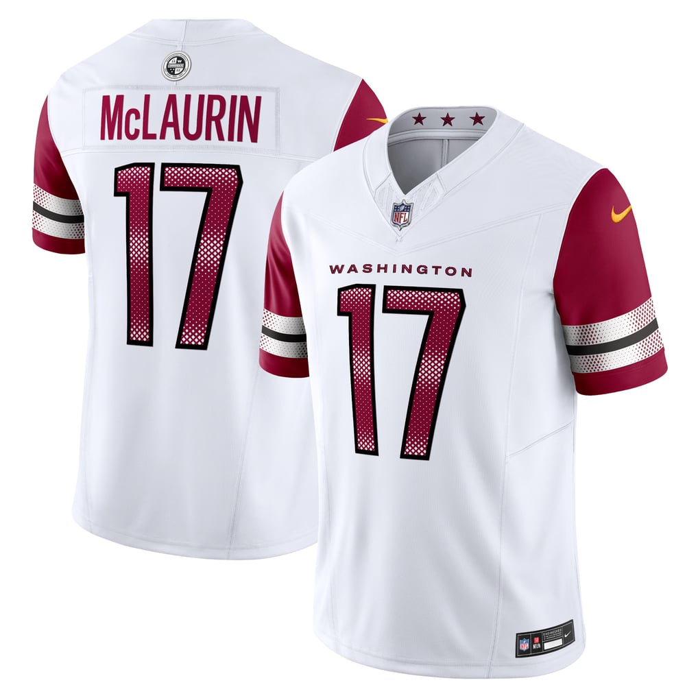 Men's Washington Commanders Terry McLaurin Nike White Vapor F.U.S.E. Limited Jersey - Image 1