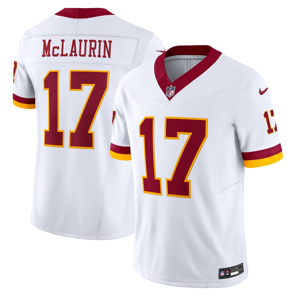 Men's Washington Commanders Terry McLaurin Nike White Vapor F.U.S.E. Limited Super Bowl Era Jersey - Image 1