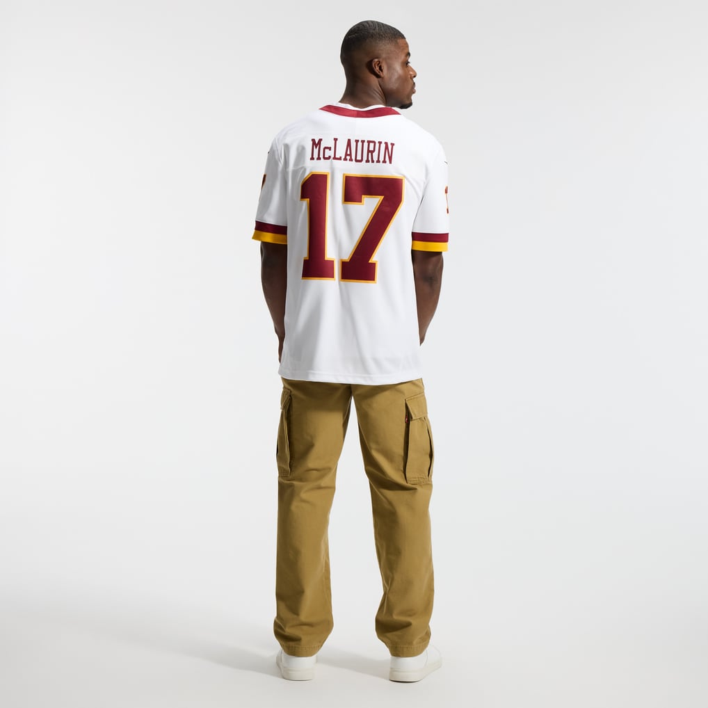 Men's Washington Commanders Terry McLaurin Nike White Vapor F.U.S.E. Stitched Limited Jersey - Image 6