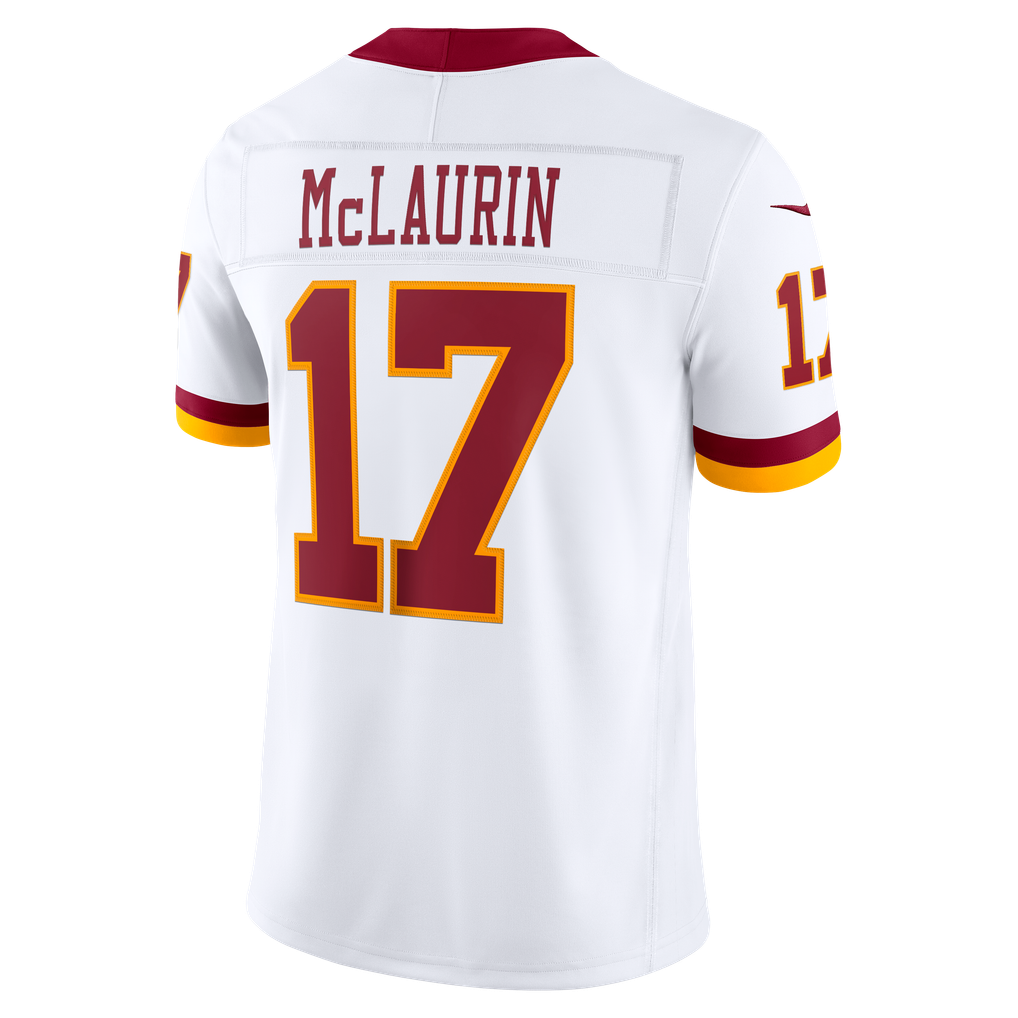 Men's Washington Commanders Terry McLaurin Nike White Vapor F.U.S.E. Stitched Limited Jersey - Image 8