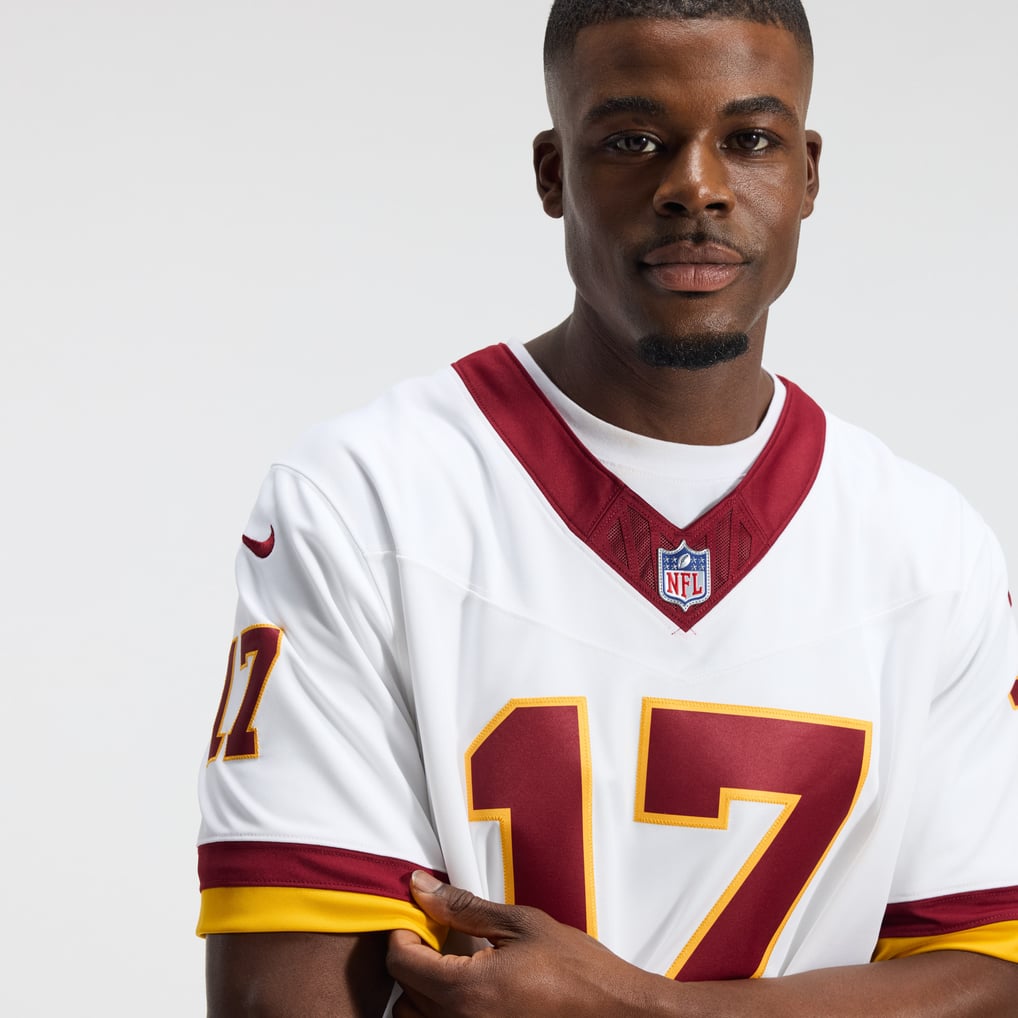 Men's Washington Commanders Terry McLaurin Nike White Vapor F.U.S.E. Stitched Limited Jersey - Image 9