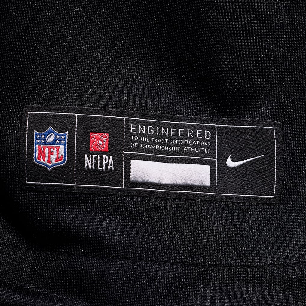 Men's Carolina Panthers Tetairoa McMillan Nike Black Team Game Jersey - Image 7