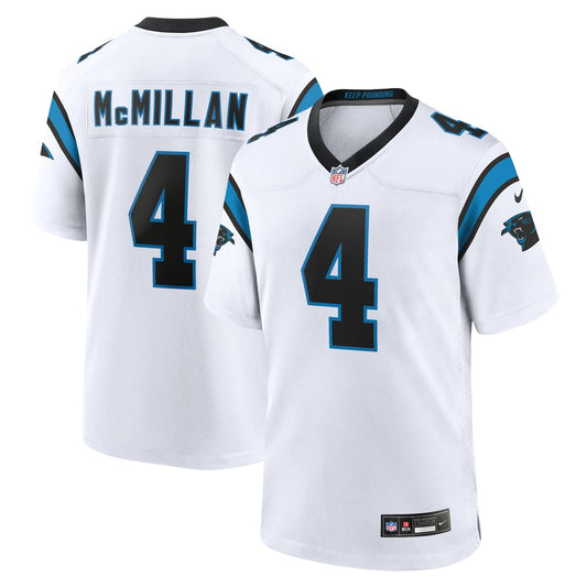 Men's Carolina Panthers Tetairoa McMillan Nike White Game Jersey - Image 1