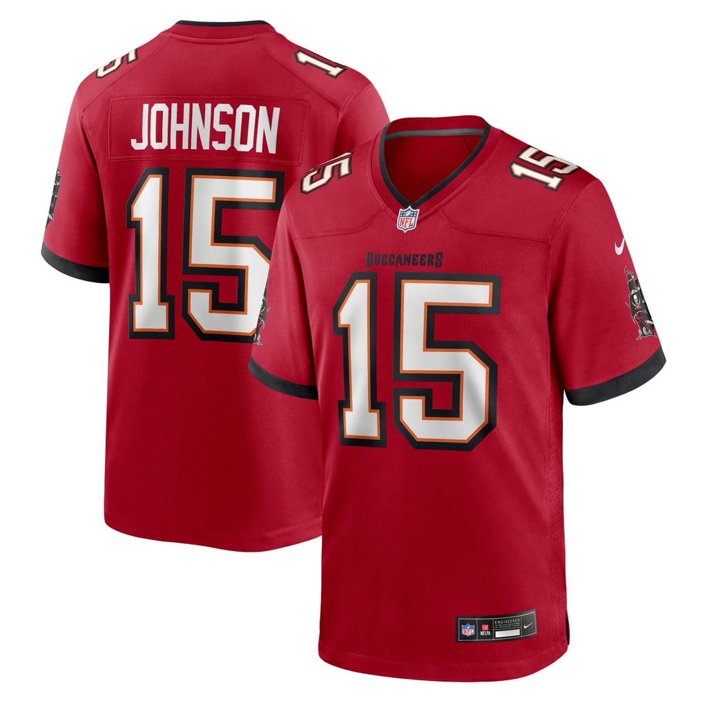 Men's Tampa Bay Buccaneers Tez Johnson Nike  Red Team Game Jersey - Image 2