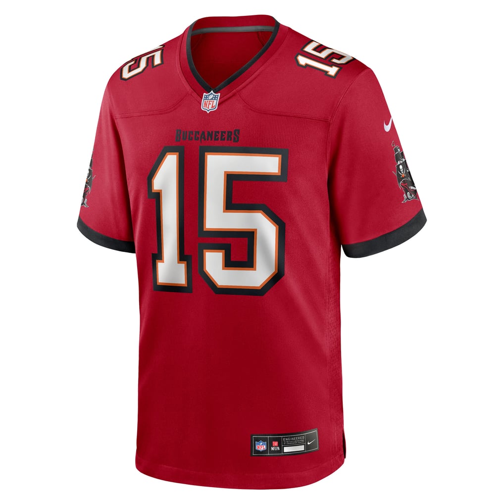 Men's Tampa Bay Buccaneers Tez Johnson Nike  Red Team Game Jersey - Image 3
