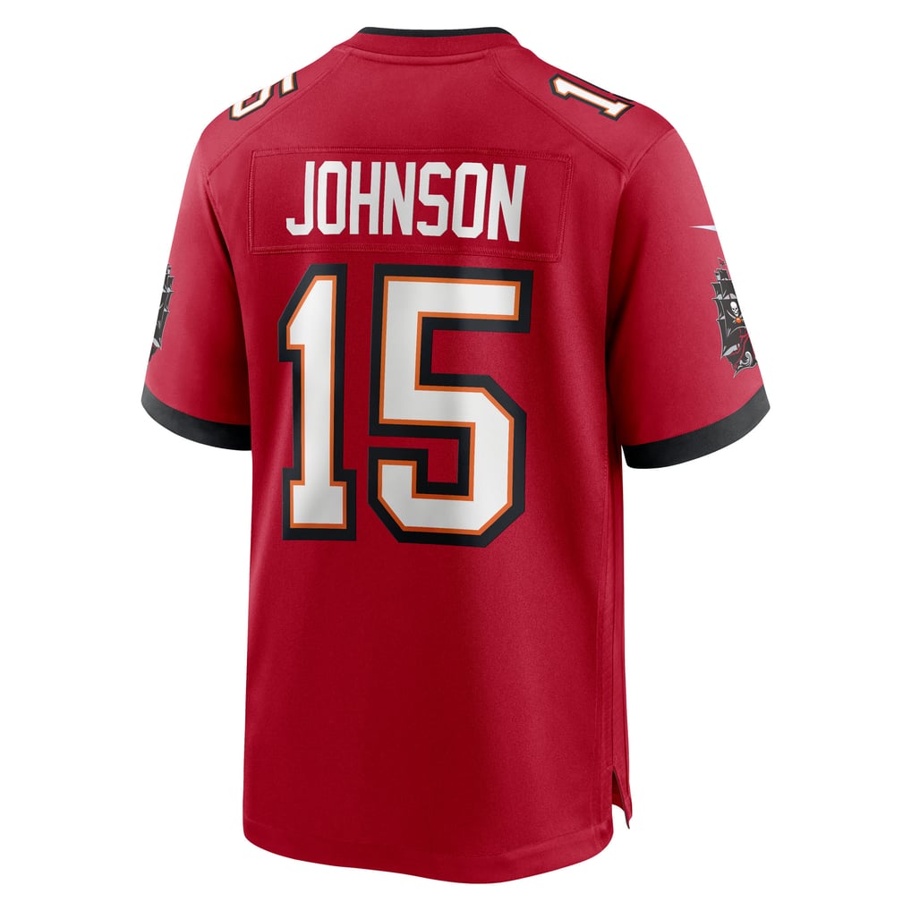 Men's Tampa Bay Buccaneers Tez Johnson Nike  Red Team Game Jersey - Image 4
