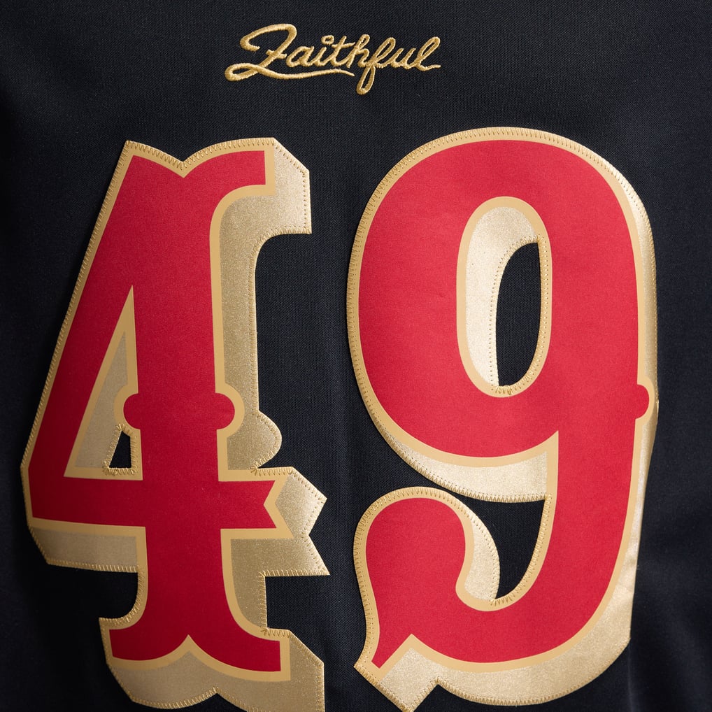 Men's San Francisco 49ers The Faithful Nike Black Rivalries Collection Stitched Limited Jersey - Image 14