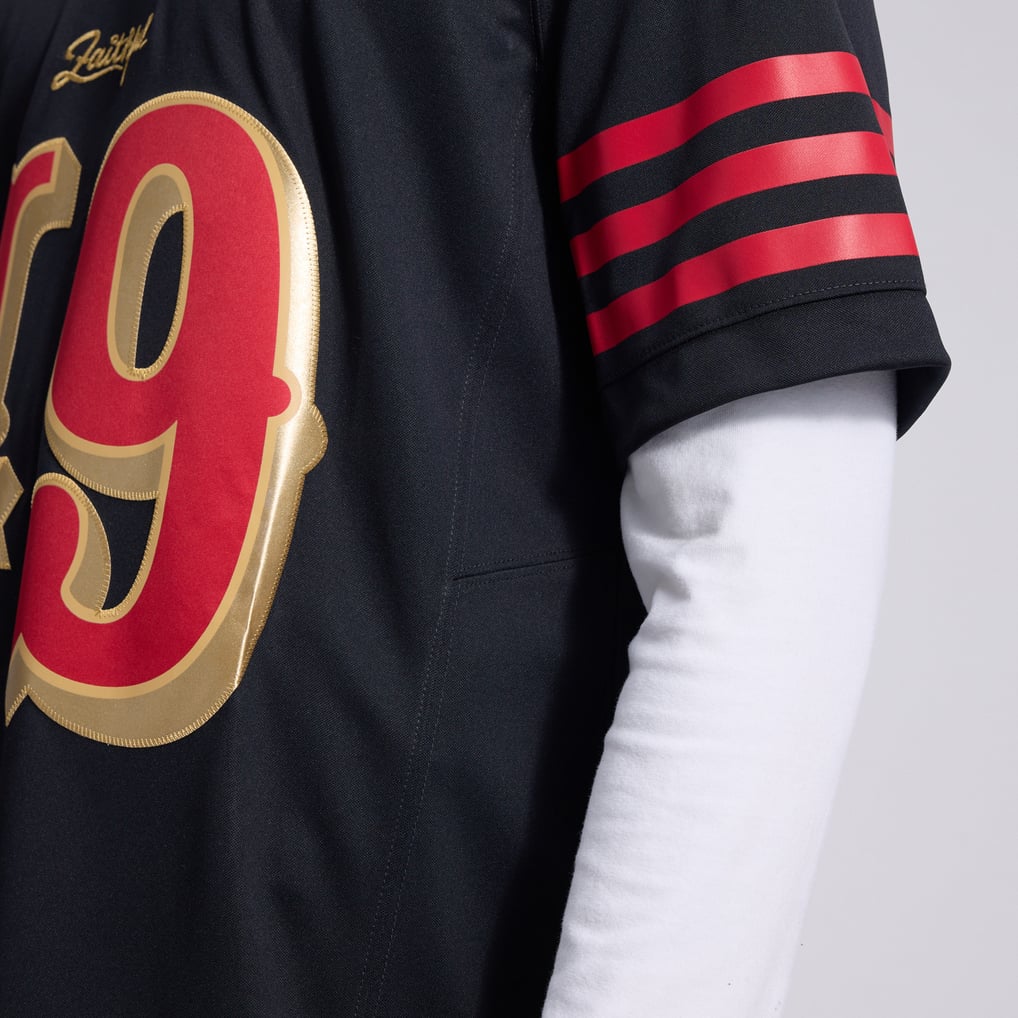 Men's San Francisco 49ers The Faithful Nike Black Rivalries Collection Stitched Limited Jersey - Image 16