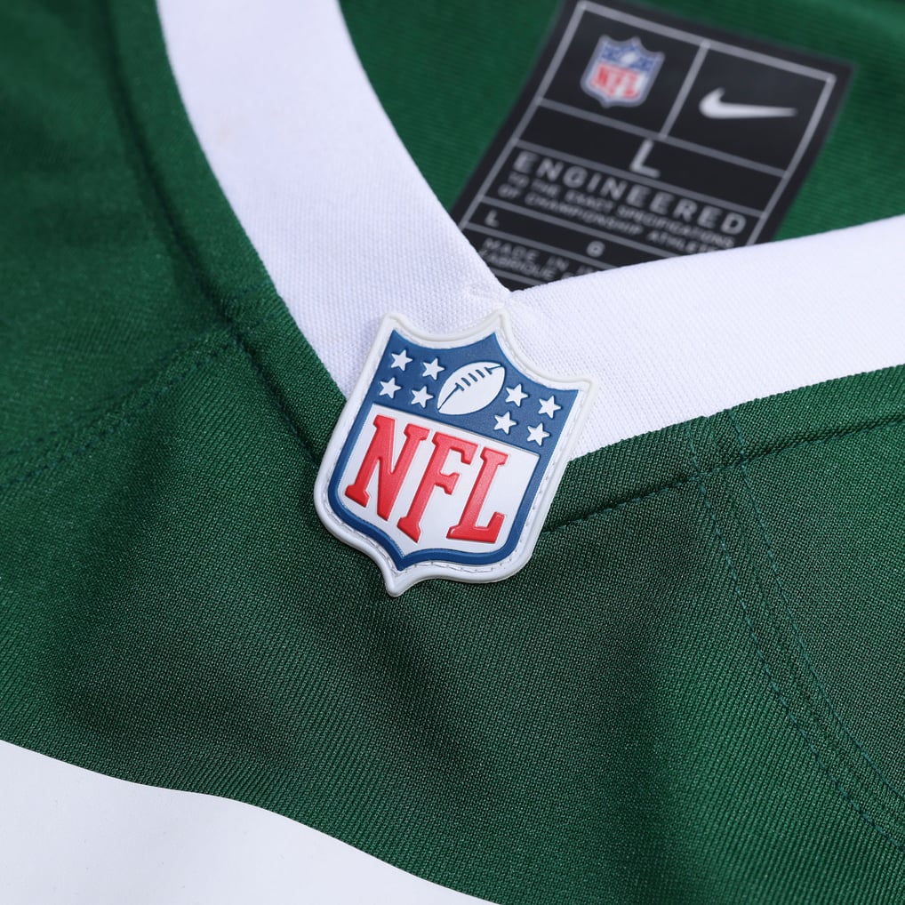 Men's New York Jets Thomas Hennessy Nike Legacy Green Team Game Jersey - Image 5