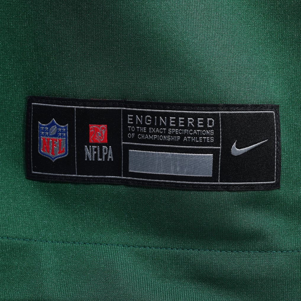 Men's New York Jets Thomas Hennessy Nike Legacy Green Team Game Jersey - Image 7