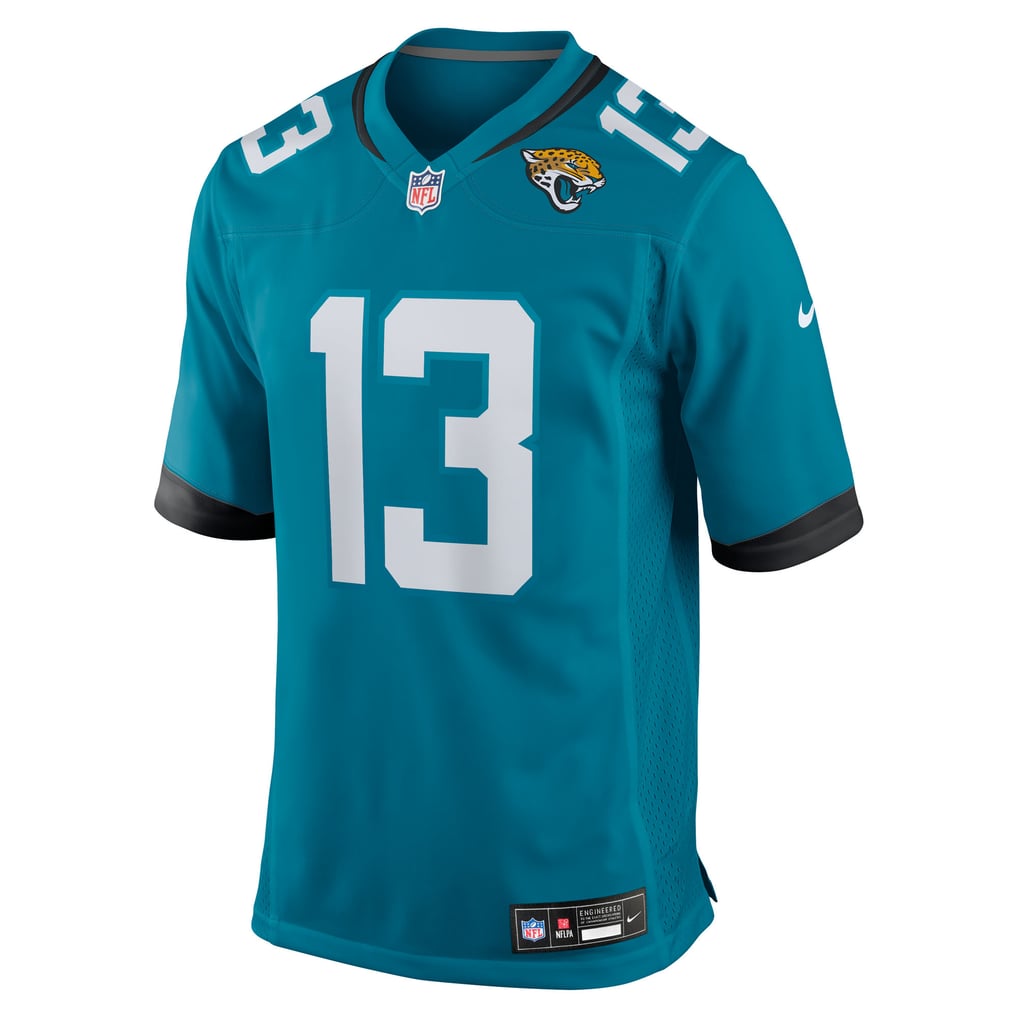 Men's Jacksonville Jaguars Tim Jones Nike  Teal Team Game Jersey - Image 3