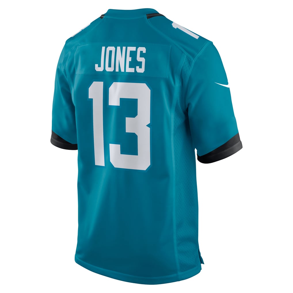 Men's Jacksonville Jaguars Tim Jones Nike  Teal Team Game Jersey - Image 4