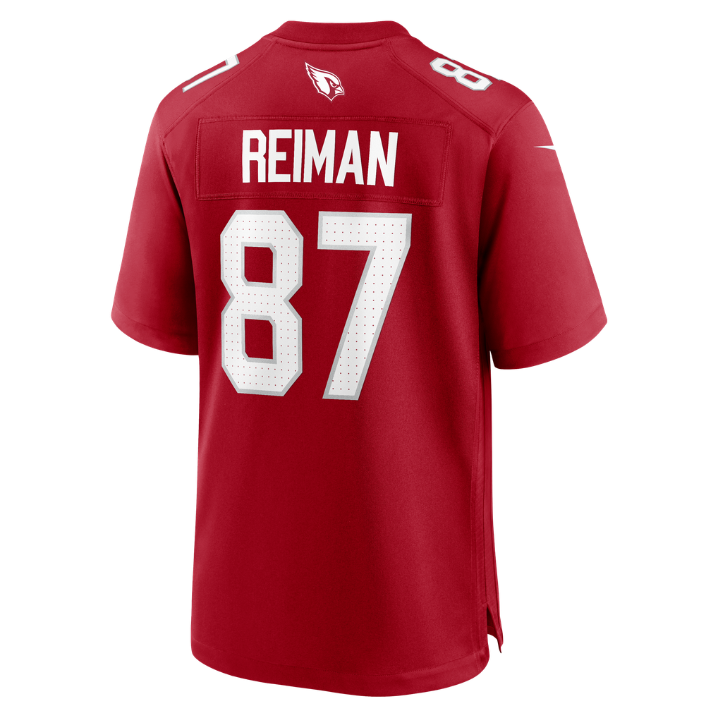 Men's Arizona Cardinals Tip Reiman Nike  Cardinal Team Game Jersey - Image 4