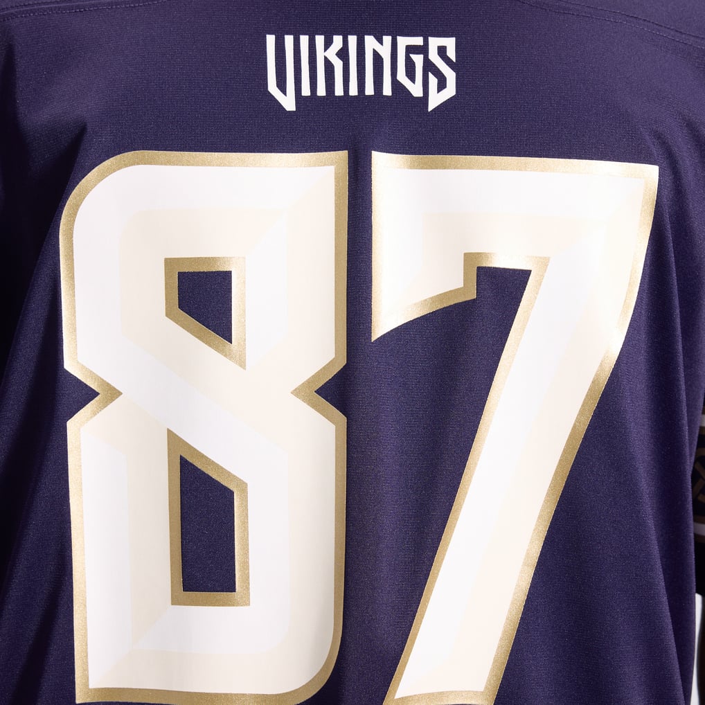 Men's Minnesota Vikings T.J. Hockenson Nike Purple 2026 Rivalries Collection Game Jersey - Image 17