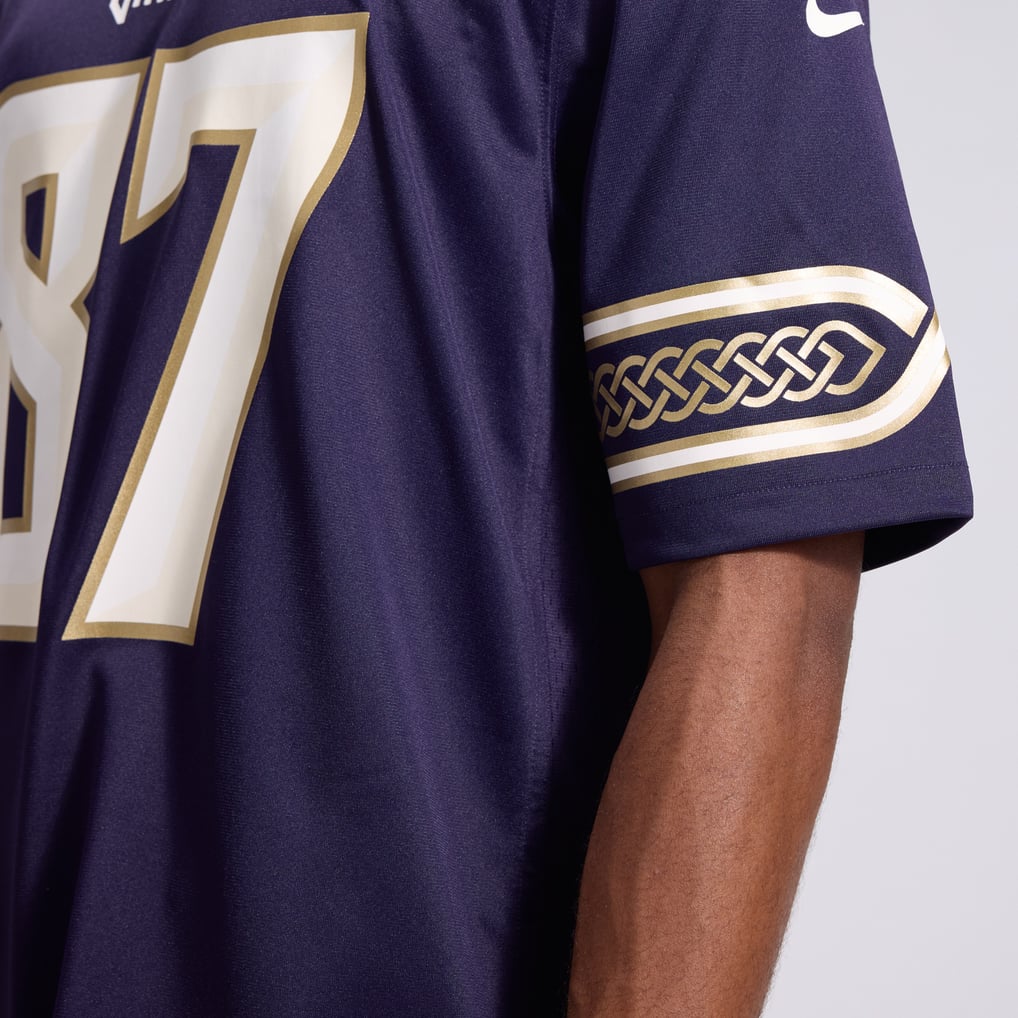Men's Minnesota Vikings T.J. Hockenson Nike Purple 2026 Rivalries Collection Game Jersey - Image 19
