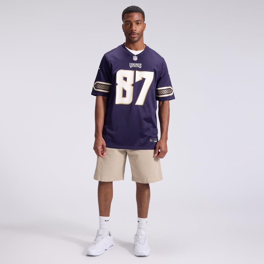 Men's Minnesota Vikings T.J. Hockenson Nike Purple 2026 Rivalries Collection Game Jersey - Image 5