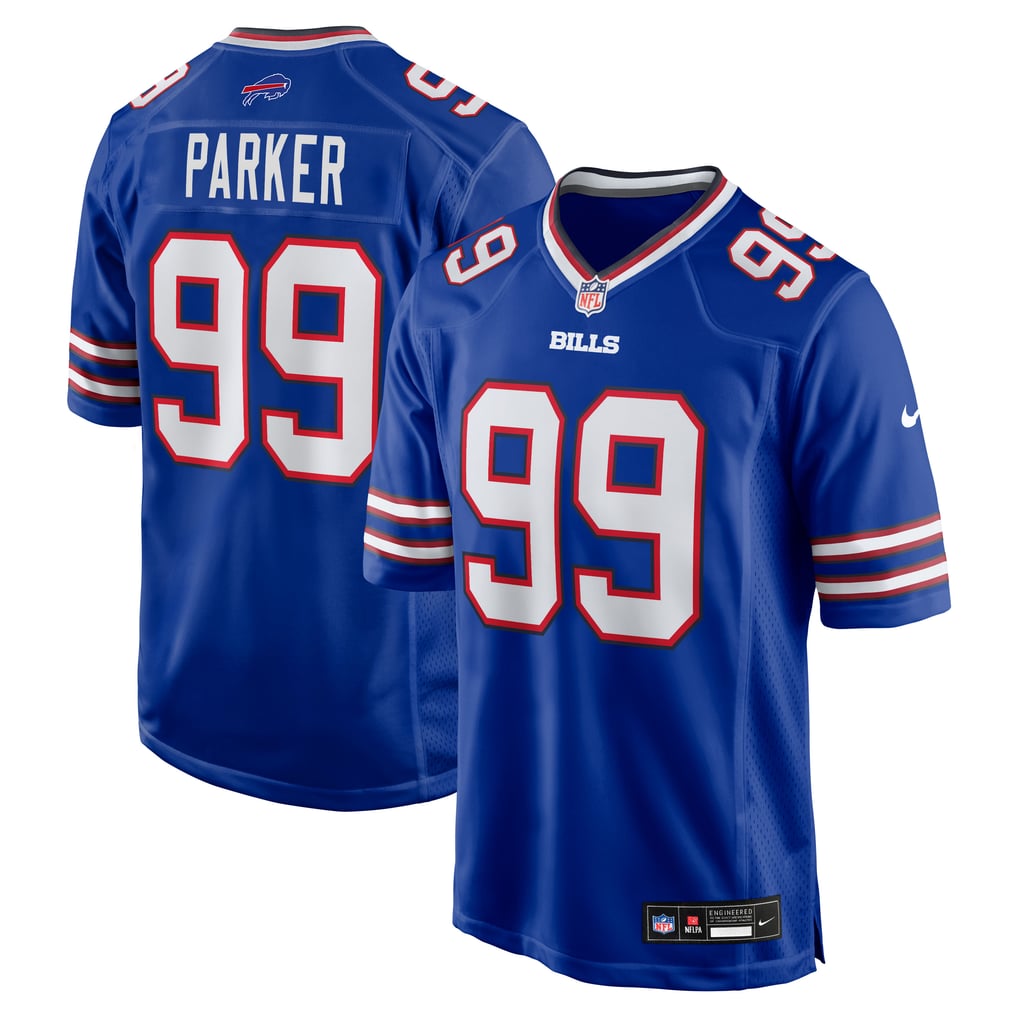 Men's Buffalo Bills T.J. Parker Nike Royal Game Jersey - Image 2
