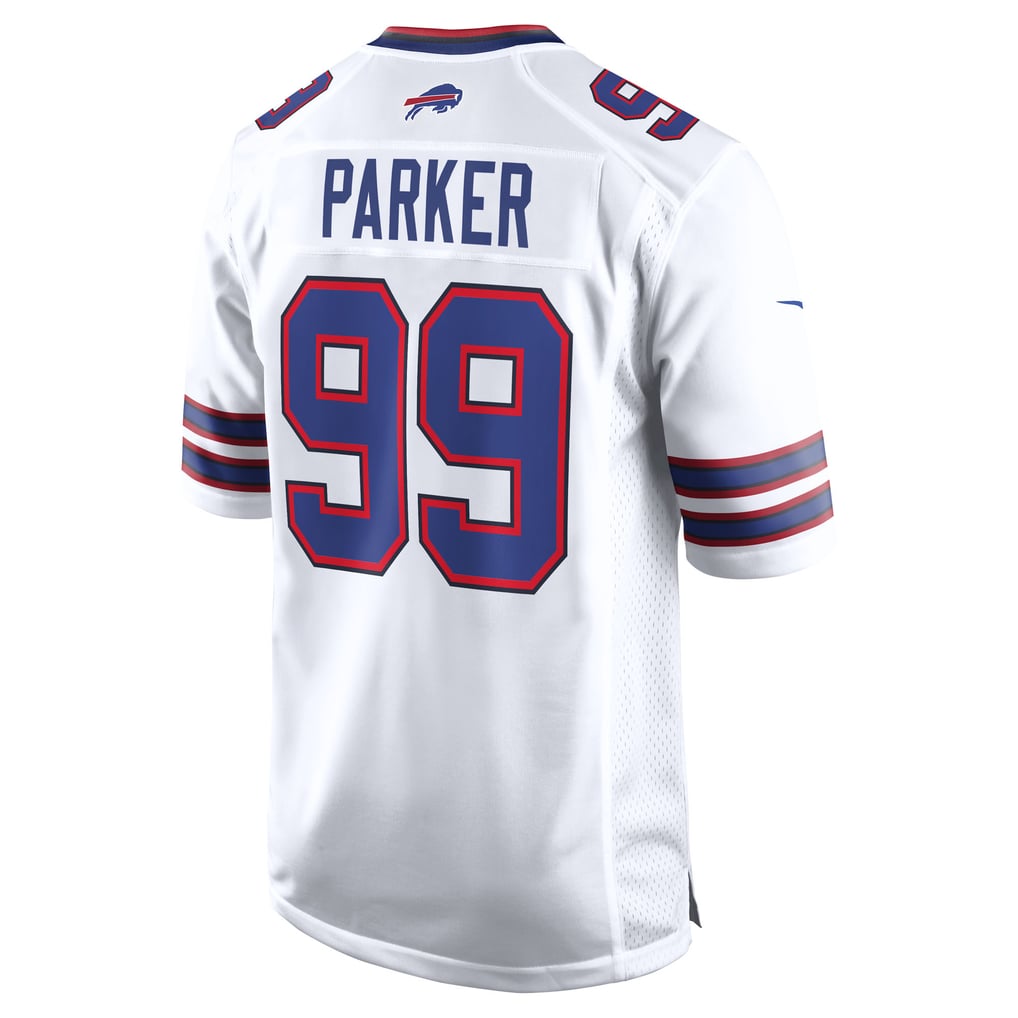 Men's Buffalo Bills T.J. Parker Nike White Game Jersey - Image 4