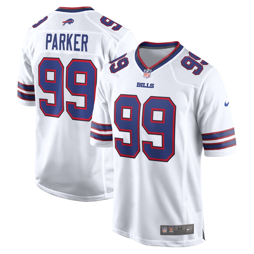 Men's Buffalo Bills T.J. Parker Nike White Game Jersey - Image 1