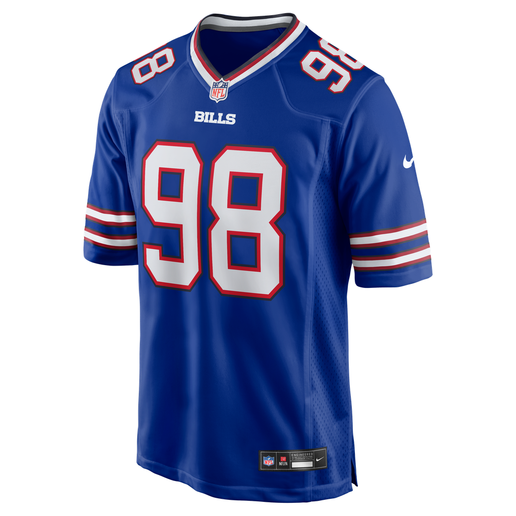 Men's Buffalo Bills T.J. Sanders Nike  Royal Team Game Jersey - Image 3