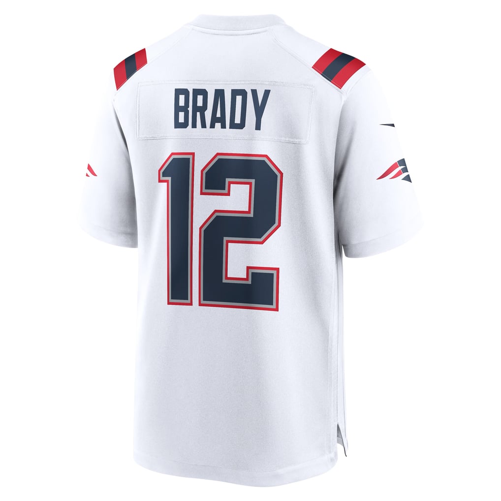 Men's New England Patriots Tom Brady Nike White Retired Game Jersey - Image 4