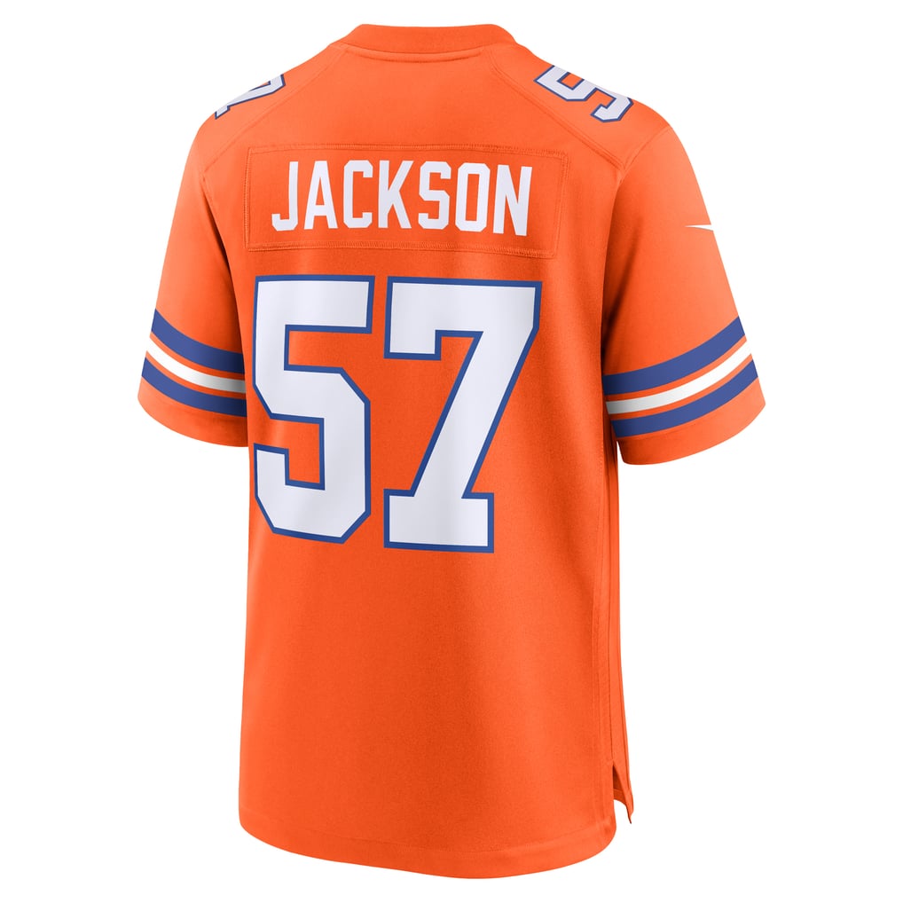 Men's Denver Broncos Tom Jackson Nike Orange Retired Player Alternate Game Jersey - Image 4