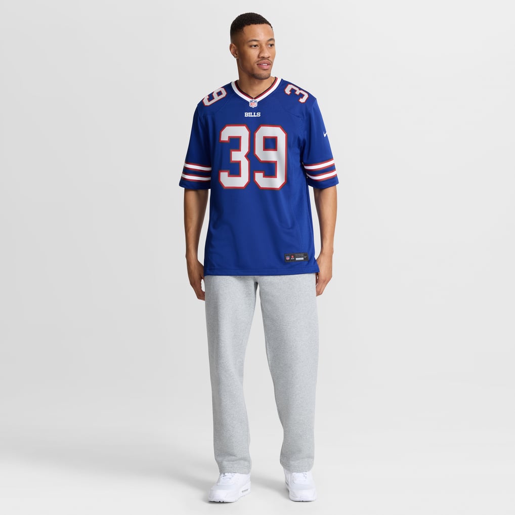 Men's Buffalo Bills Tommy Doman Jr Nike Royal Team Game Jersey - Image 3