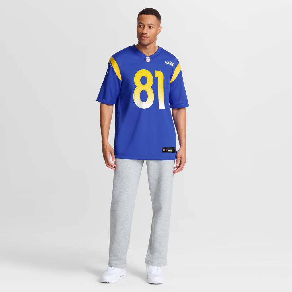 Men's Los Angeles Rams Torry Holt Nike Royal Game Retired Player Jersey - Image 8