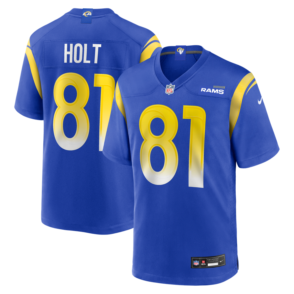 Men's Los Angeles Rams Torry Holt Nike Royal Game Retired Player Jersey - Image 1