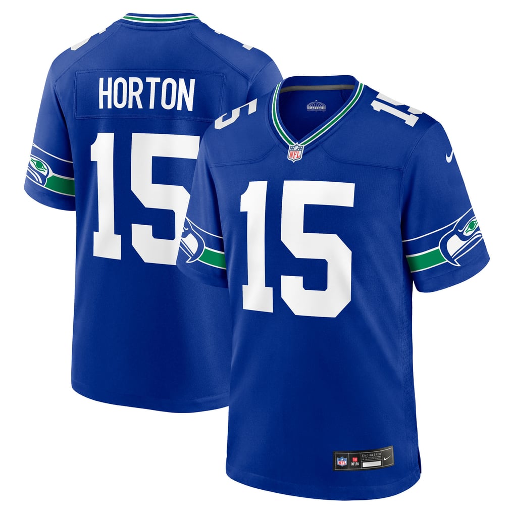 Men's Seattle Seahawks Tory Horton Nike  Royal Alternate Game Jersey - Image 2