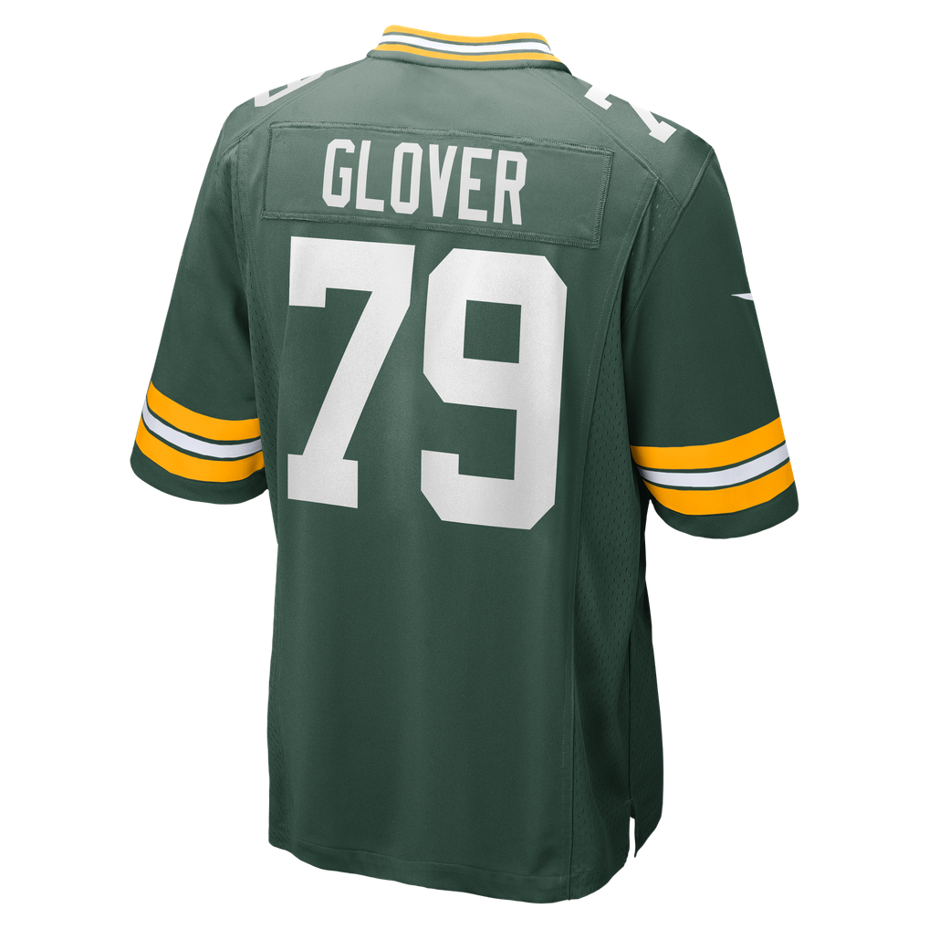 Men's Green Bay Packers Travis Glover Nike  Green  Game Jersey - Image 4