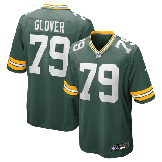 Men's Green Bay Packers Travis Glover Nike  Green  Game Jersey - Image 1