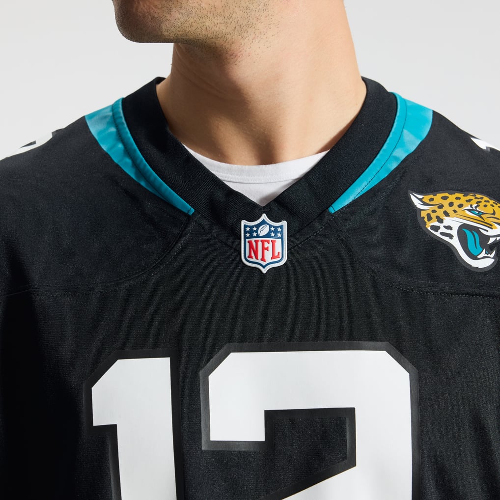 Men's Jacksonville Jaguars Travis Hunter Nike Black Alternate Game Jersey - Image 10