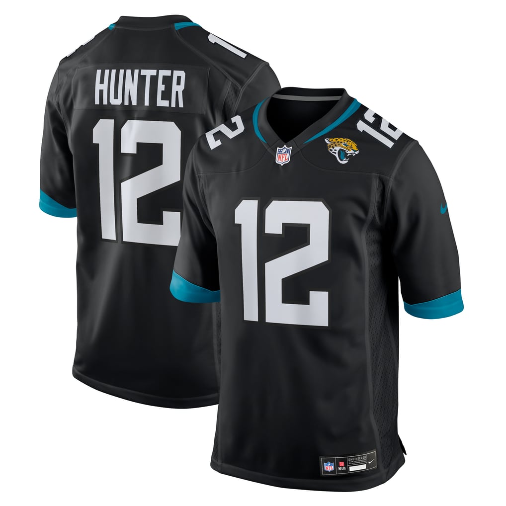Men's Jacksonville Jaguars Travis Hunter Nike Black Alternate Game Jersey - Image 1