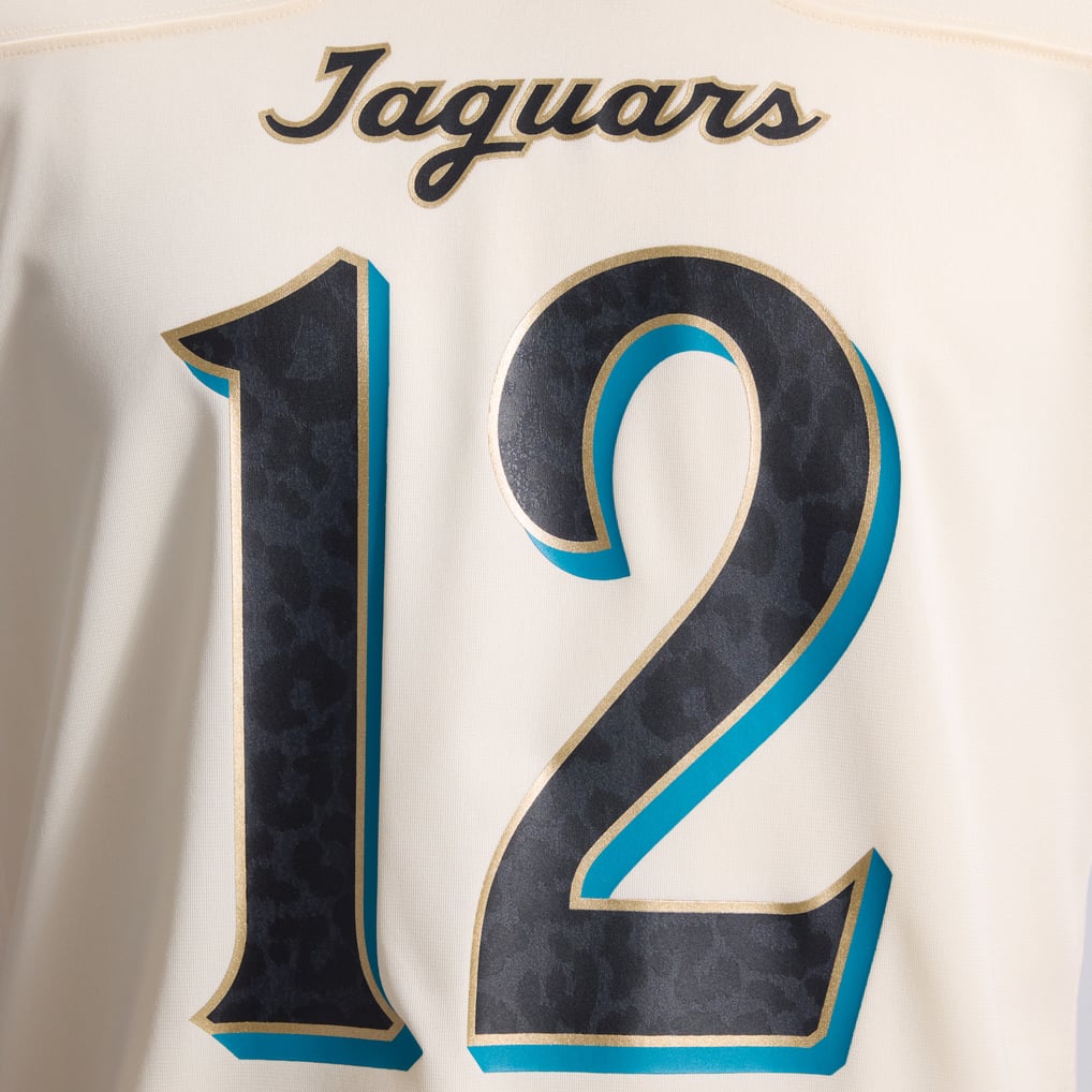 Men's Jacksonville Jaguars Travis Hunter Nike Natural 2026 Rivalries Collection Game Jersey - Image 18