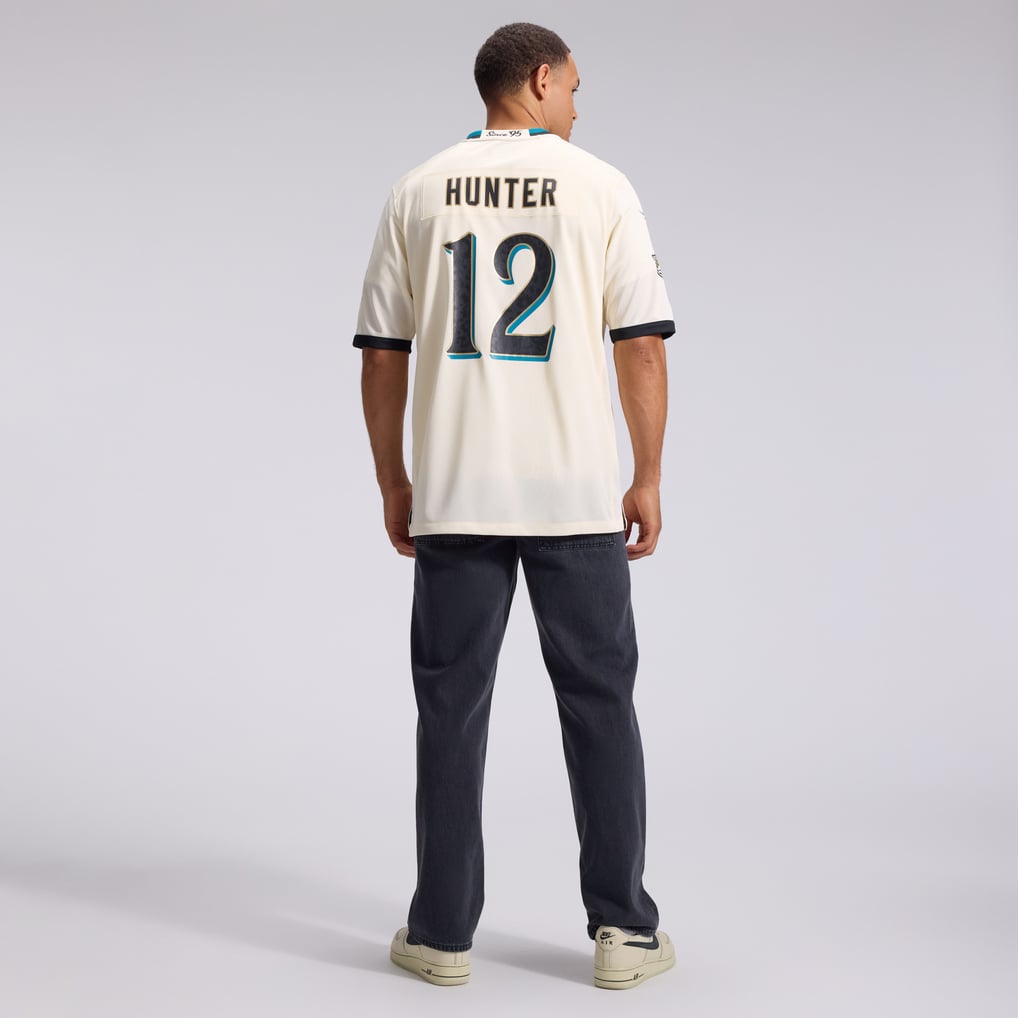 Men's Jacksonville Jaguars Travis Hunter Nike Natural 2026 Rivalries Collection Game Jersey - Image 6