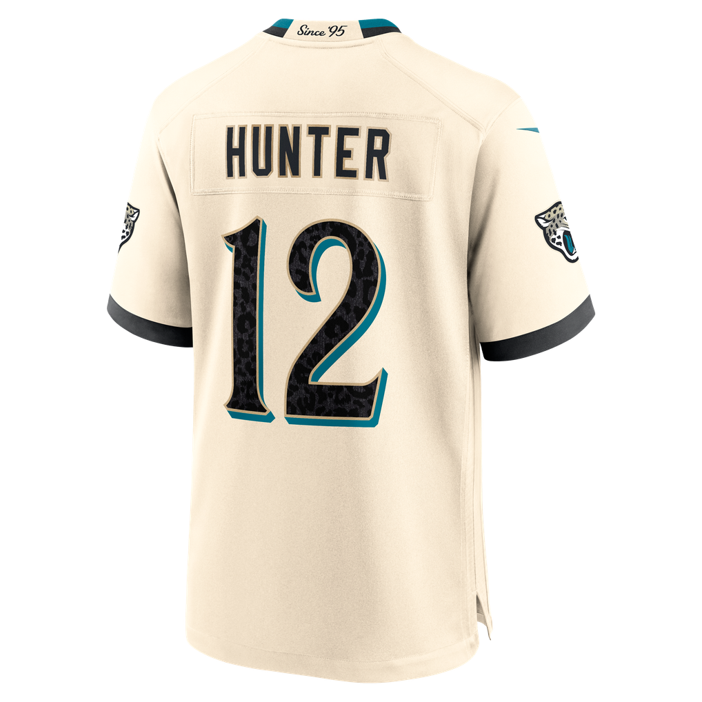 Men's Jacksonville Jaguars Travis Hunter Nike Natural 2026 Rivalries Collection Game Jersey - Image 8