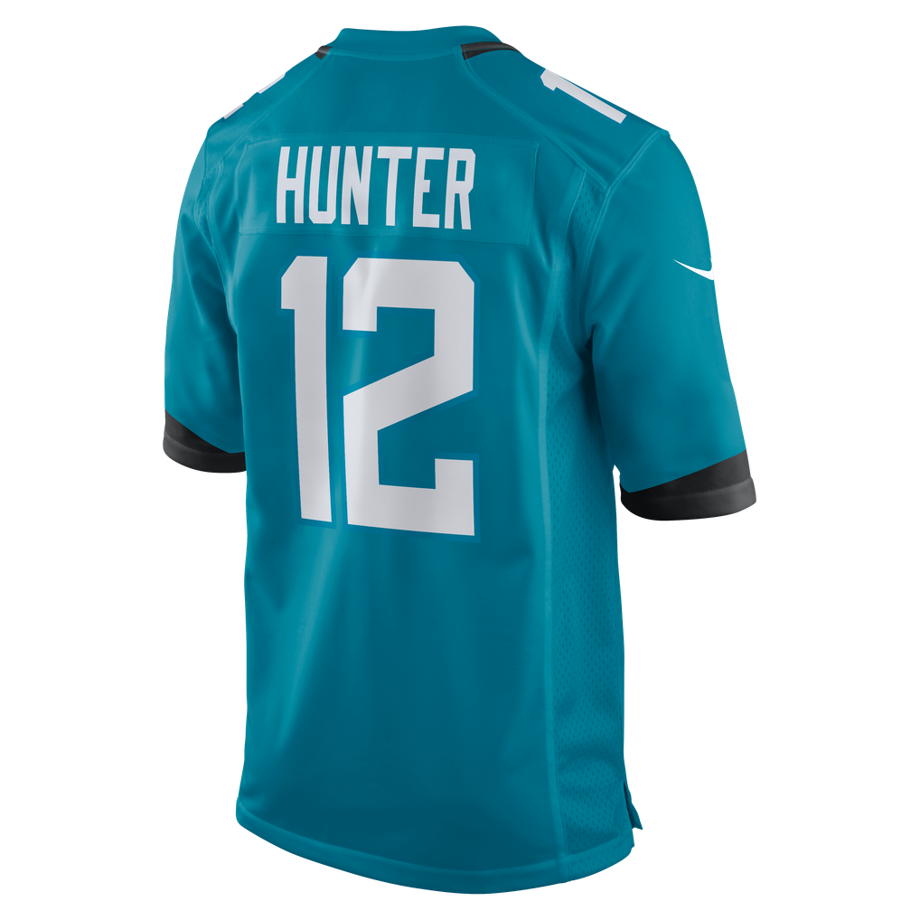 Men's Jacksonville Jaguars Travis Hunter Nike Teal Team Game Jersey - Image 4