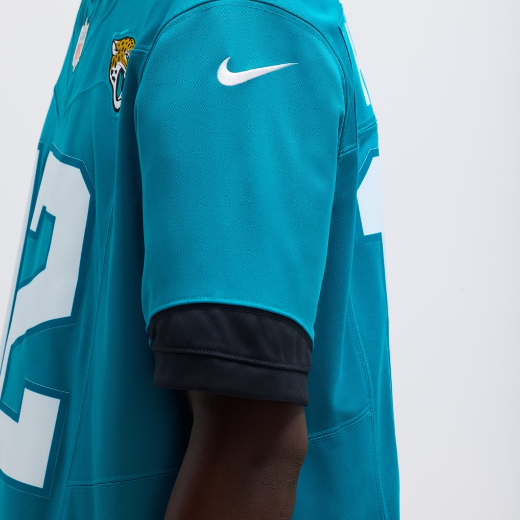 Men's Jacksonville Jaguars Travis Hunter Nike Teal Team Limited Jersey - Image 11