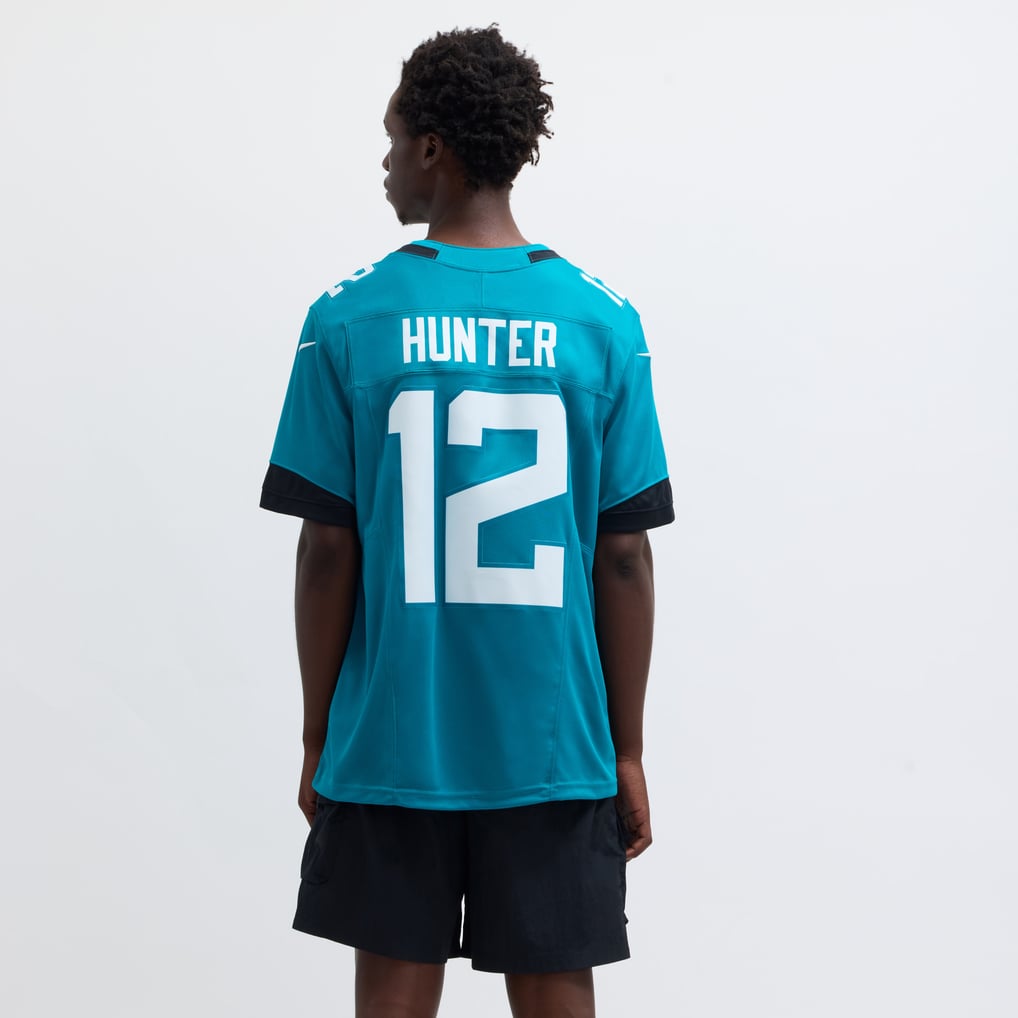 Men's Jacksonville Jaguars Travis Hunter Nike Teal Team Limited Jersey - Image 6
