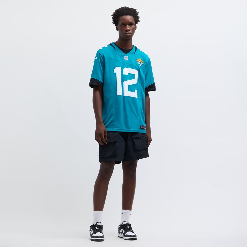 Men's Jacksonville Jaguars Travis Hunter Nike Teal Team Limited Jersey - Image 7