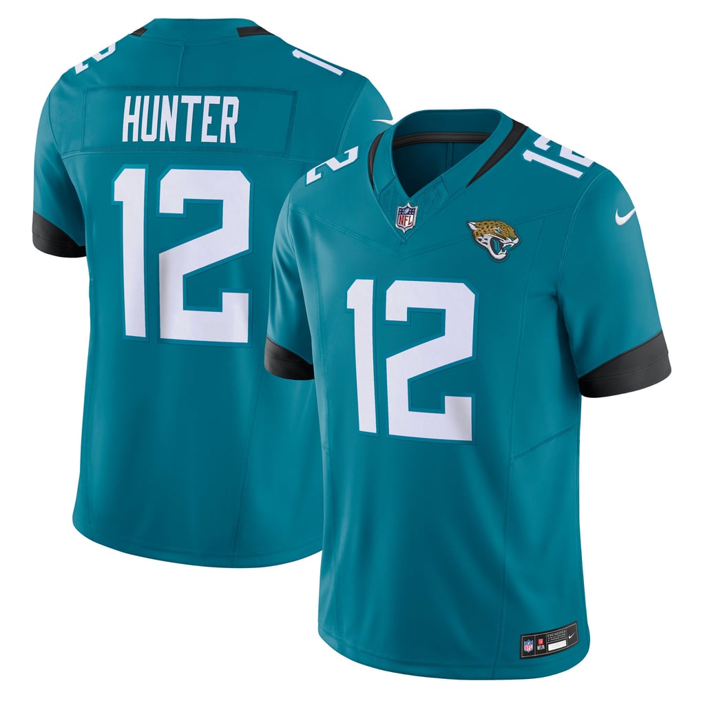 Men's Jacksonville Jaguars Travis Hunter Nike Teal Team Limited Jersey - Image 1