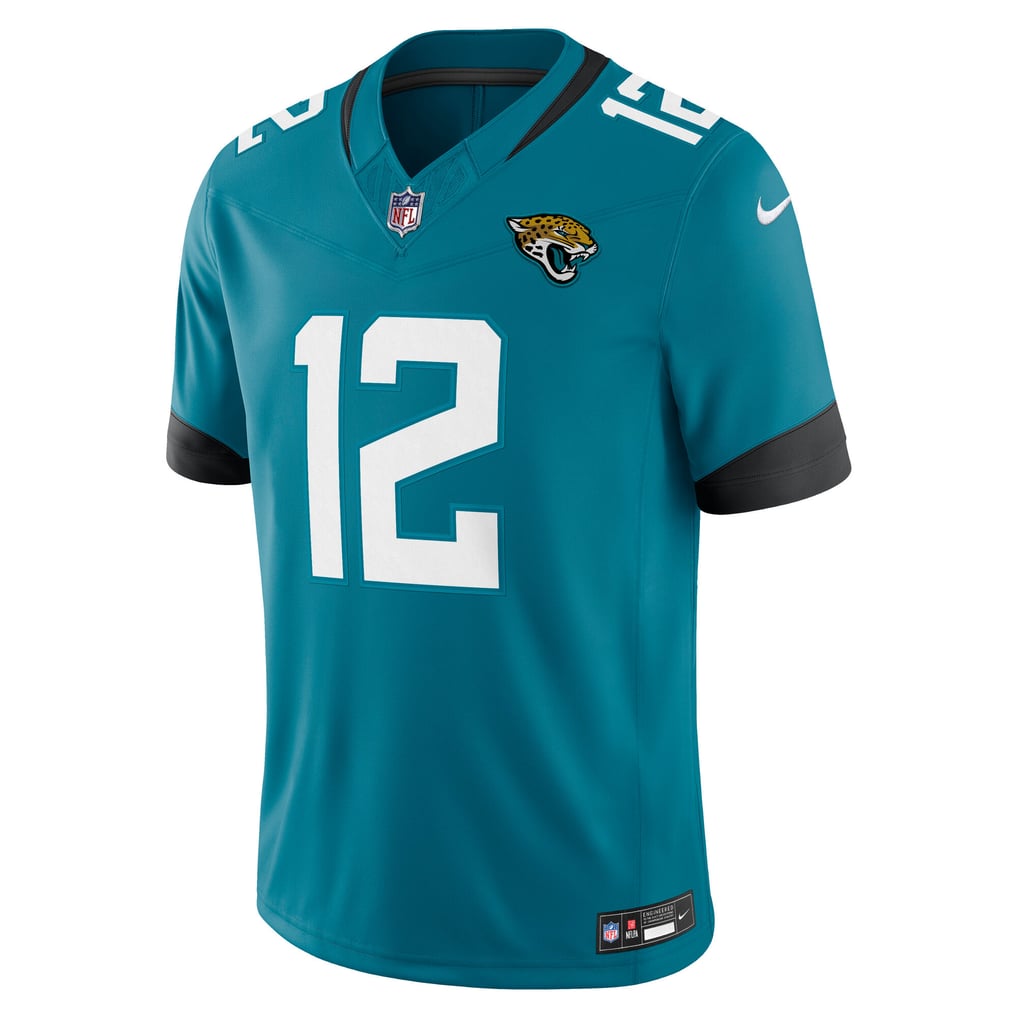 Men's Jacksonville Jaguars Travis Hunter Nike Teal Team Vapor F.U.S.E. Stitched Limited Jersey - Image 3