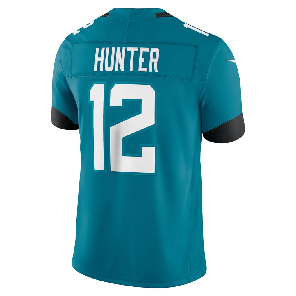 Men's Jacksonville Jaguars Travis Hunter Nike Teal Team Vapor F.U.S.E. Stitched Limited Jersey - Image 4